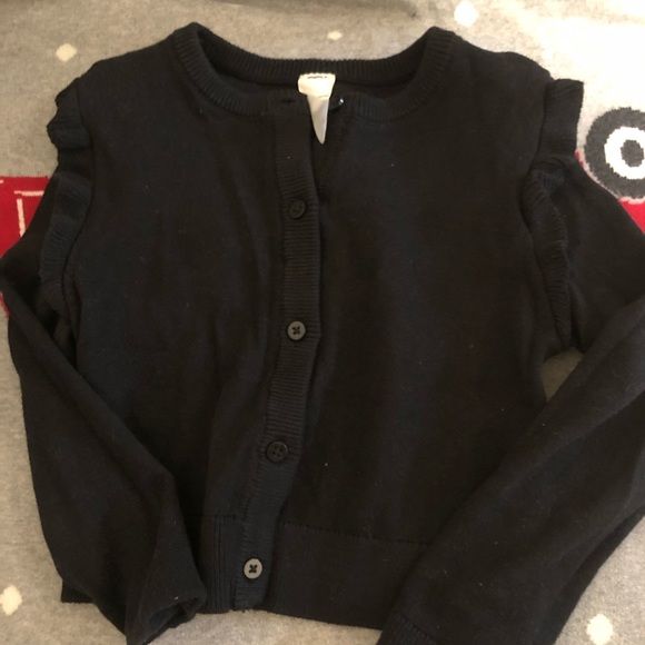 Girls black top and plaid pants - Picture 5 of 5